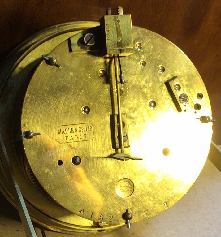 lame suspension de pendule horloge carillon napoléonnien de Paris N° 132 